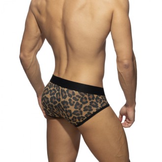 Addicted Leopard Fresh Brief brown