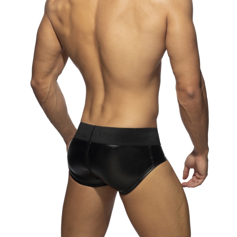 AD Fetish Allover Zip Rub brief
