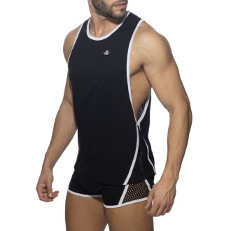 AD Fetish Mesh-Striped Low...