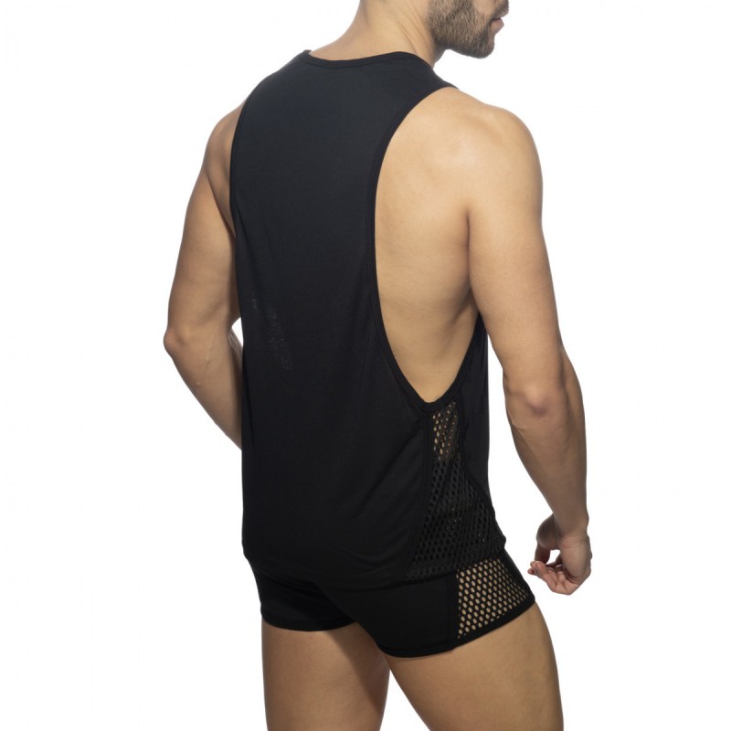 AD Fetish Mesh-Striped Low Rider black