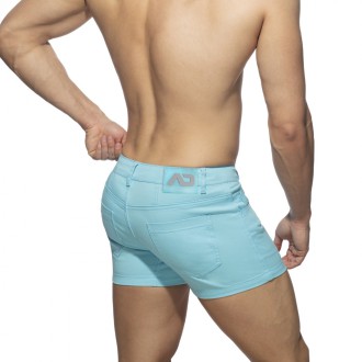 Addicted 5 Pockets Summer Shorts sky blue
