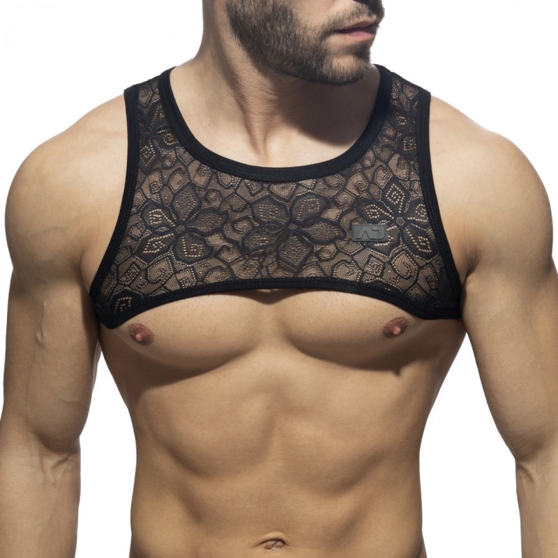 Addicted Flowery Lace Harness black