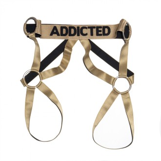 AD Fetish Party Leg Harness gold