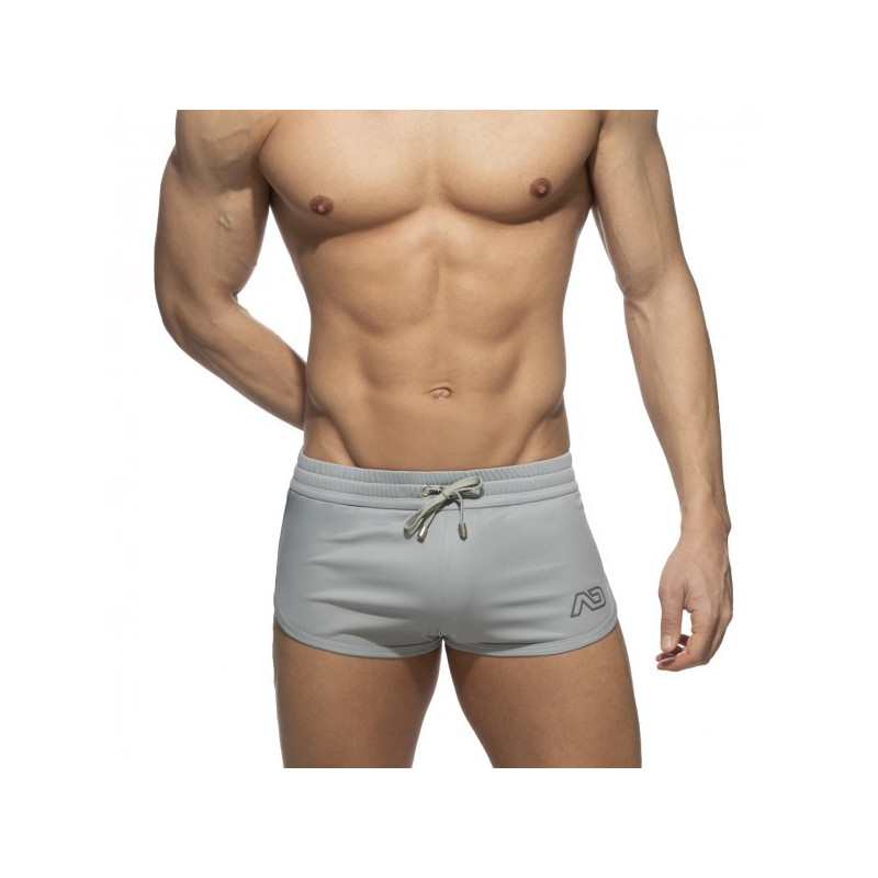 Addicted Swoosh Short Shorts heather grey