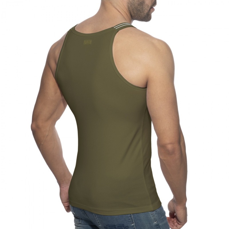 Addicted Sitges Slim Fit Tank Top khaki