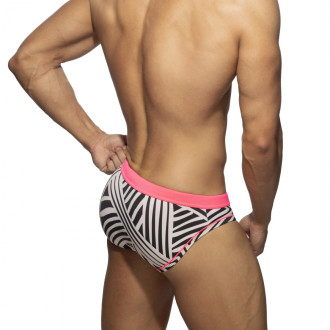 Addicted Ghana Swim Brief neon pink