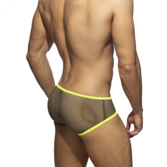 Addicted Fever Mesh Brief khaki