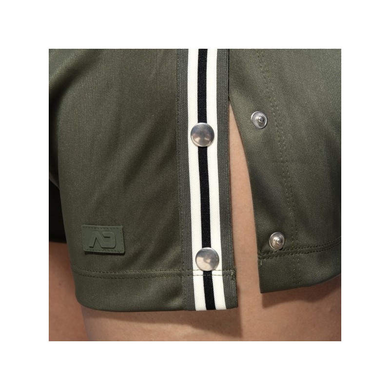 Addicted Nexus Button Shorts Kaki