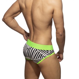 Addicted Tribal Swimderwear Neon Green