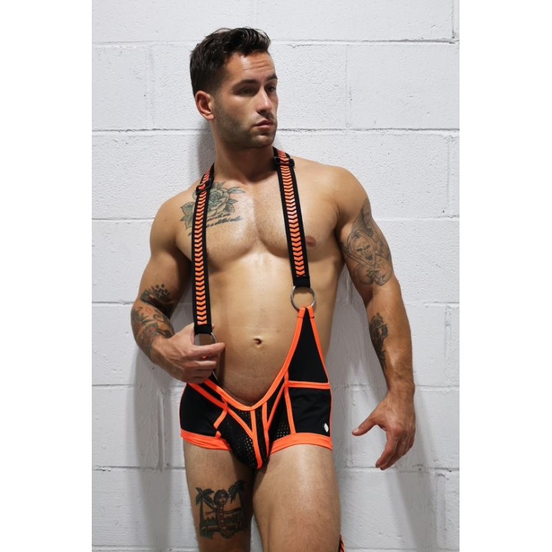 BREEDWELL Daycrawler Singlet Neon Orange