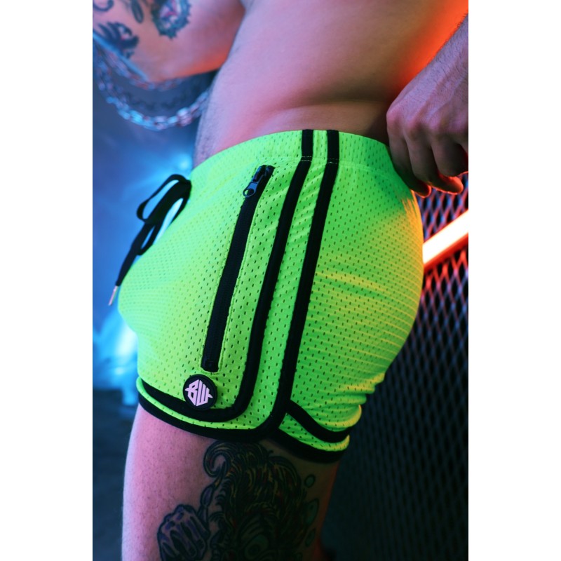 BREEDWELL Remix Circuit Shorts 2.0 Neon Green