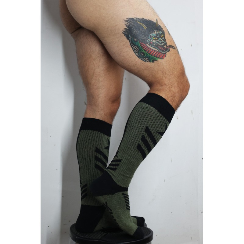 BREEDWELL Cockpit Socks Army Green