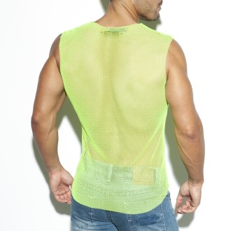 ES Collection Mesh Broad Tank Top Yellow