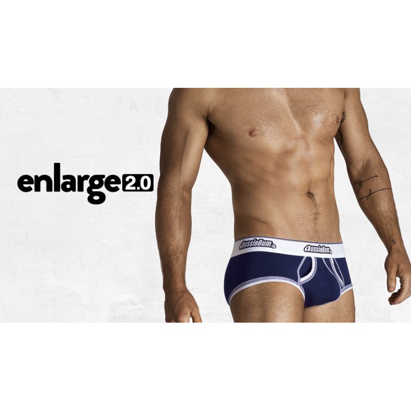 aussieBum Enlarge 2.0 Brief Navy