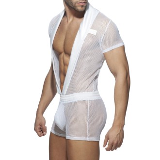 Addicted C-Through Sexy Suit White