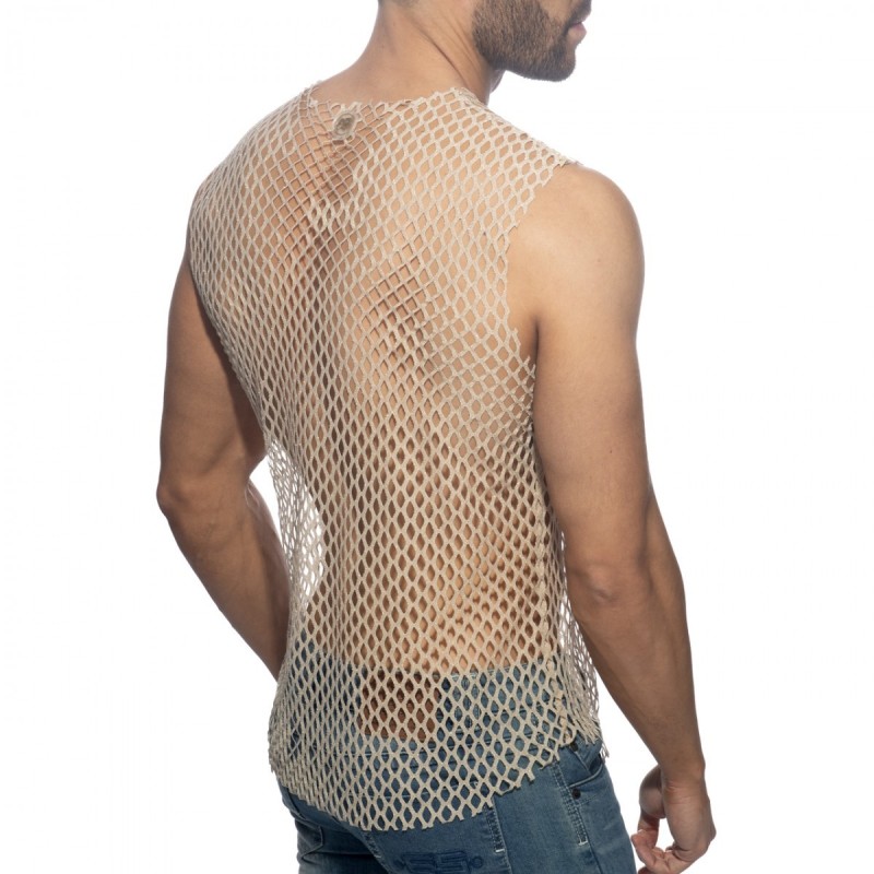 Addicted Flamboyant Tank Top Beige