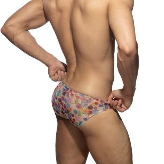 Addicted Summer Garden Bikini Brief Yellow