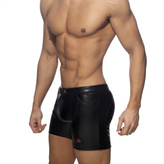 AD Fetish Vegan Leather Shorts