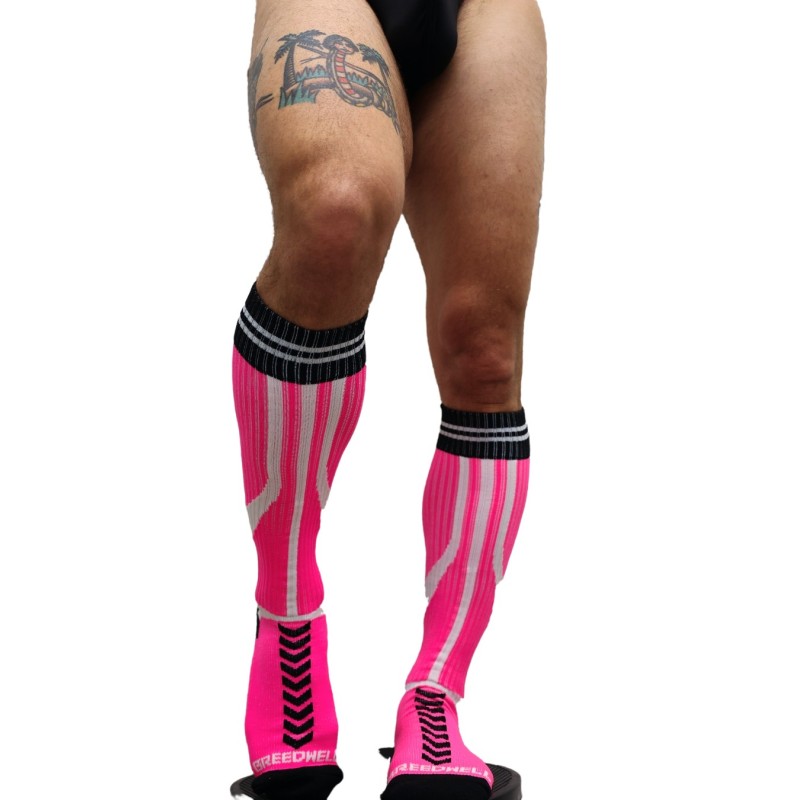 BREEDWELL Sucker Socks Neon Pink