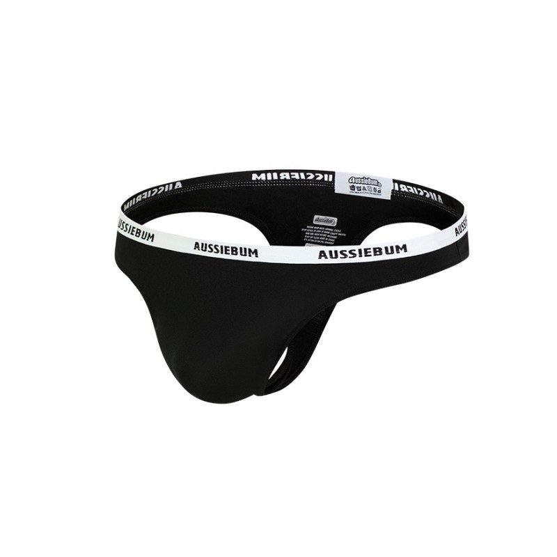 aussieBum Essential Thong Black