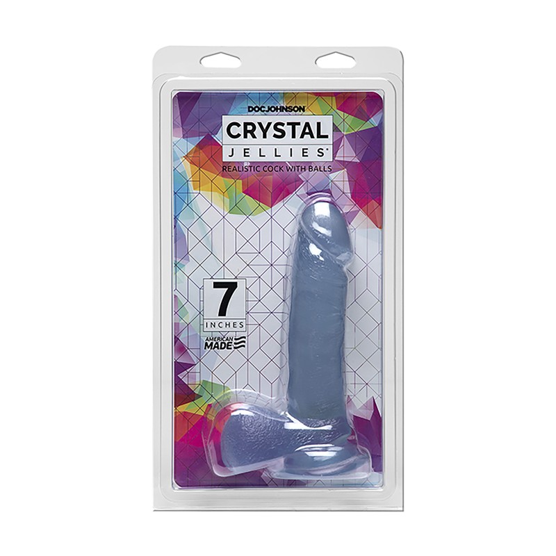 Realistic Cock with Balls - 7" / 18 cm