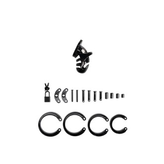 Mancage Model 25 - Chastity Cage - 3.5'' / 9 cm - Black