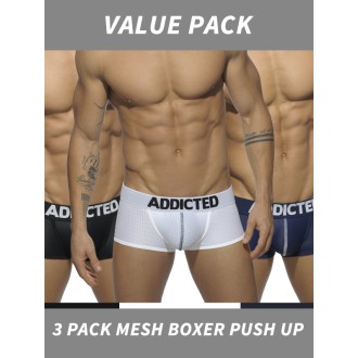 Addicted 3 Pack Mesh Boxer...