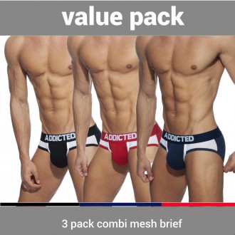 Addicted 3 Pack Combi Mesh...