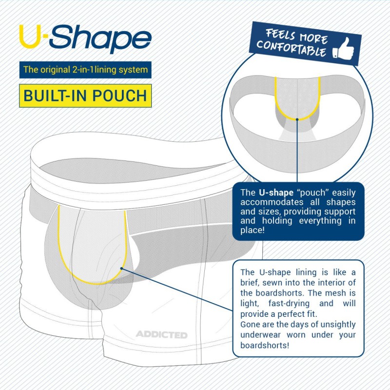 Addicted Basic Swim Long short navy